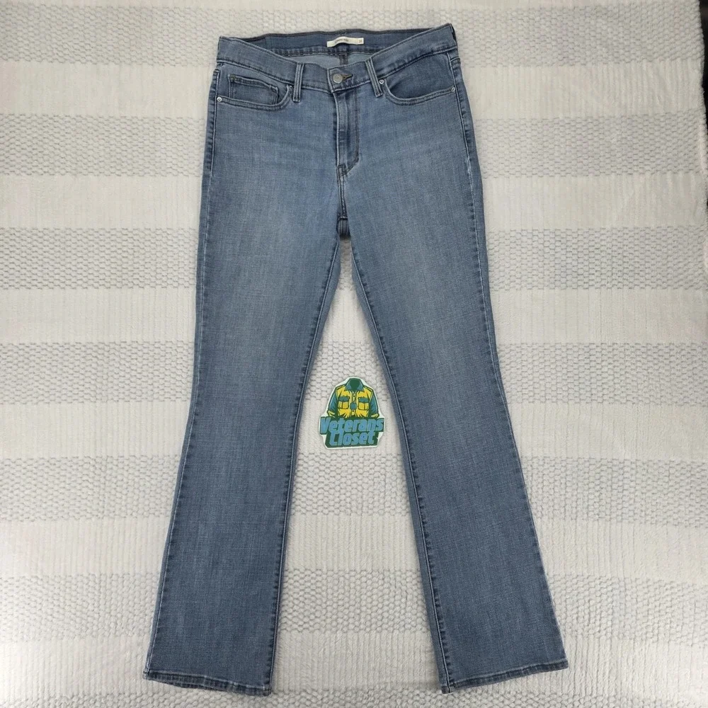 Levis 527 Slim Bootcut Jeans Mens 31x32 Blue Low Rise Denim Cowboy 31 x 31.5